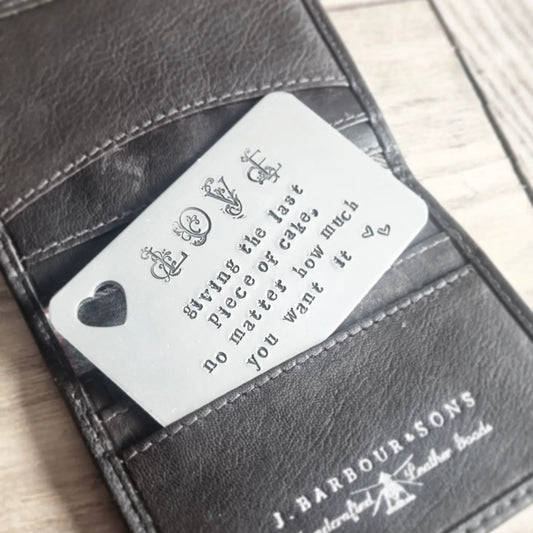 'LOVE' Wallet Insert